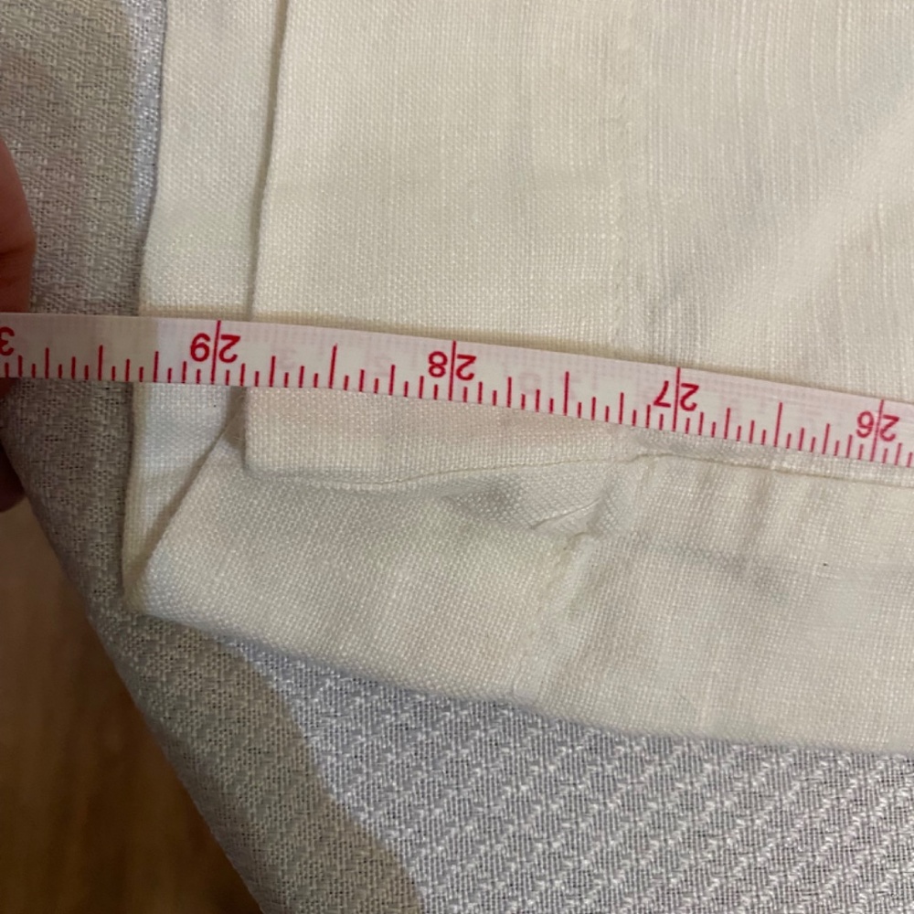 Chico’s white linen pants size 2.5 (size 14) - Picture 7 of 10